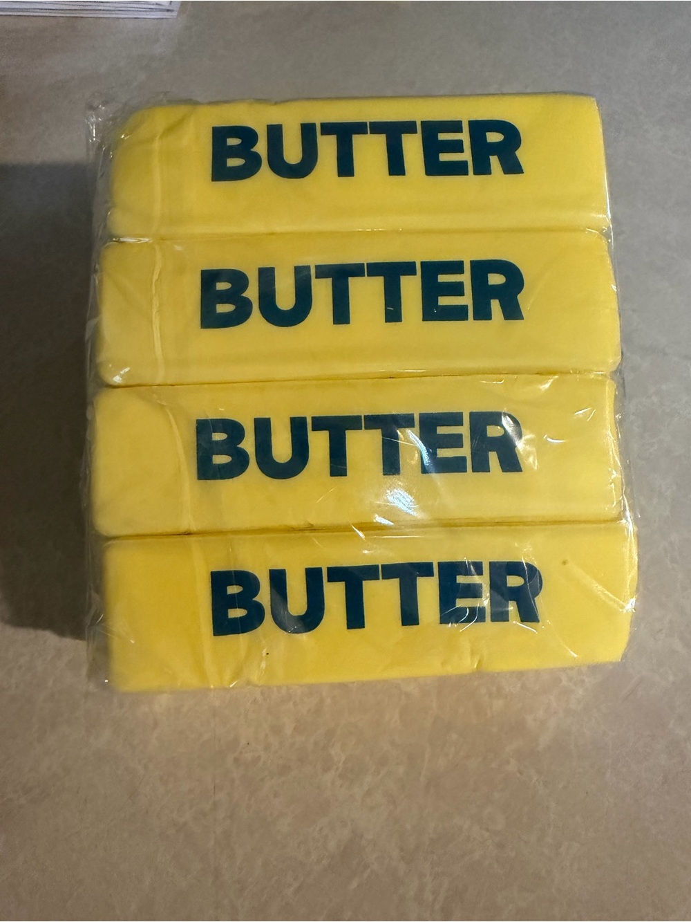 Butter Yellow Kids Bottoms with Bold Logo